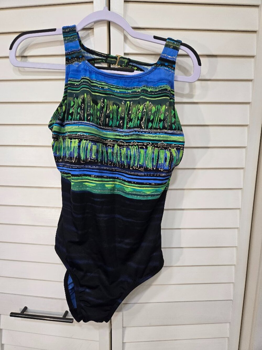 Swim Suit, Size 12, Longitude, Like New, Very Slimming